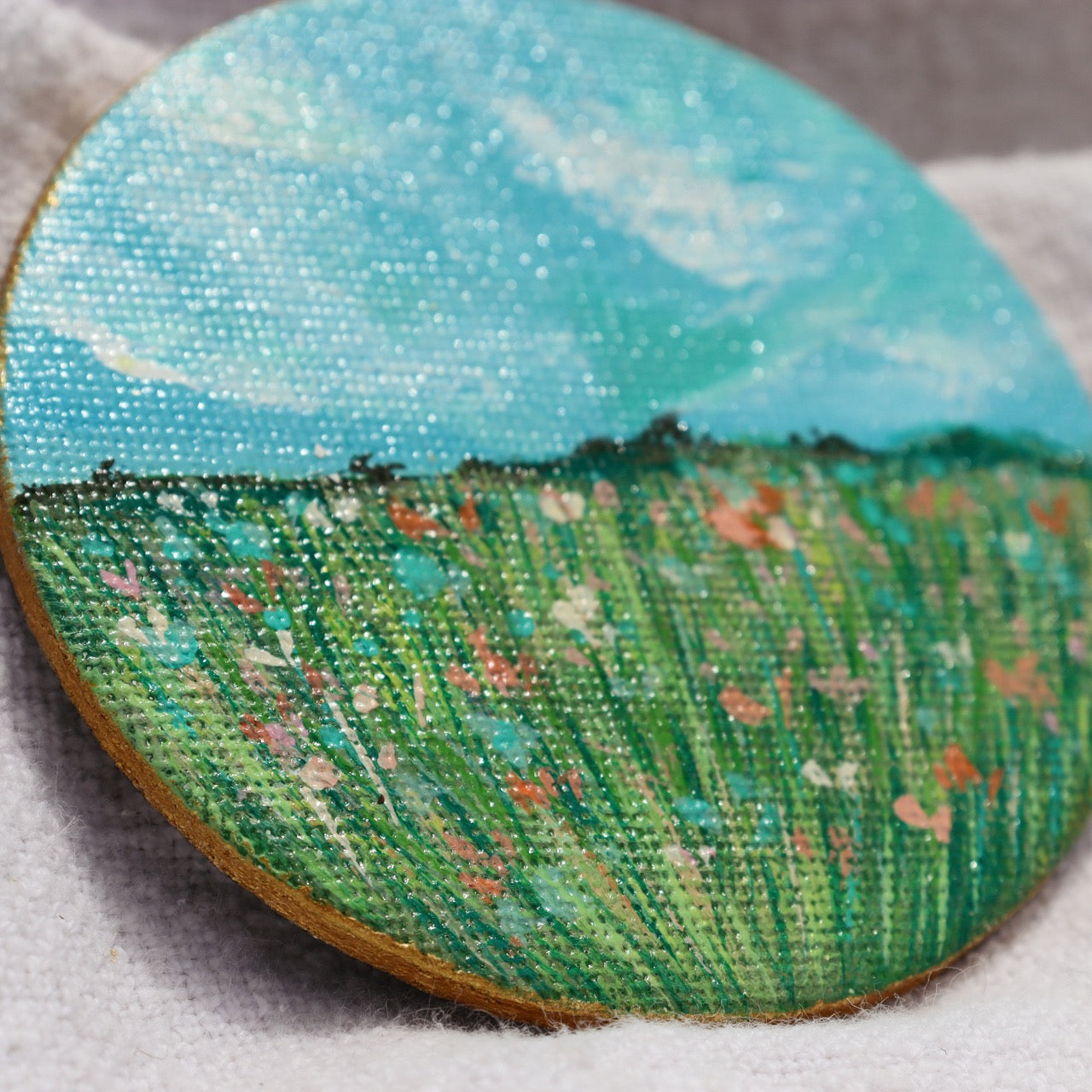 Meadow of Dreams Painted Landscape Magnet