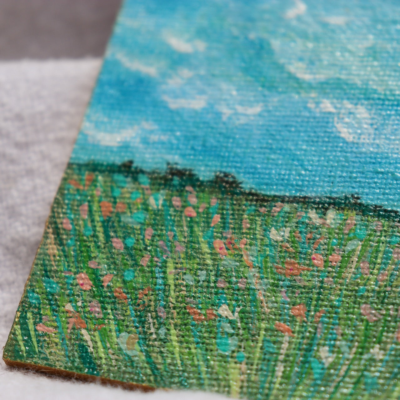 Meadow of Dreams Painted Landscape Magnet