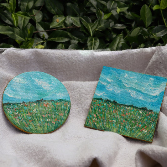 Meadow of Dreams Painted Landscape Magnet