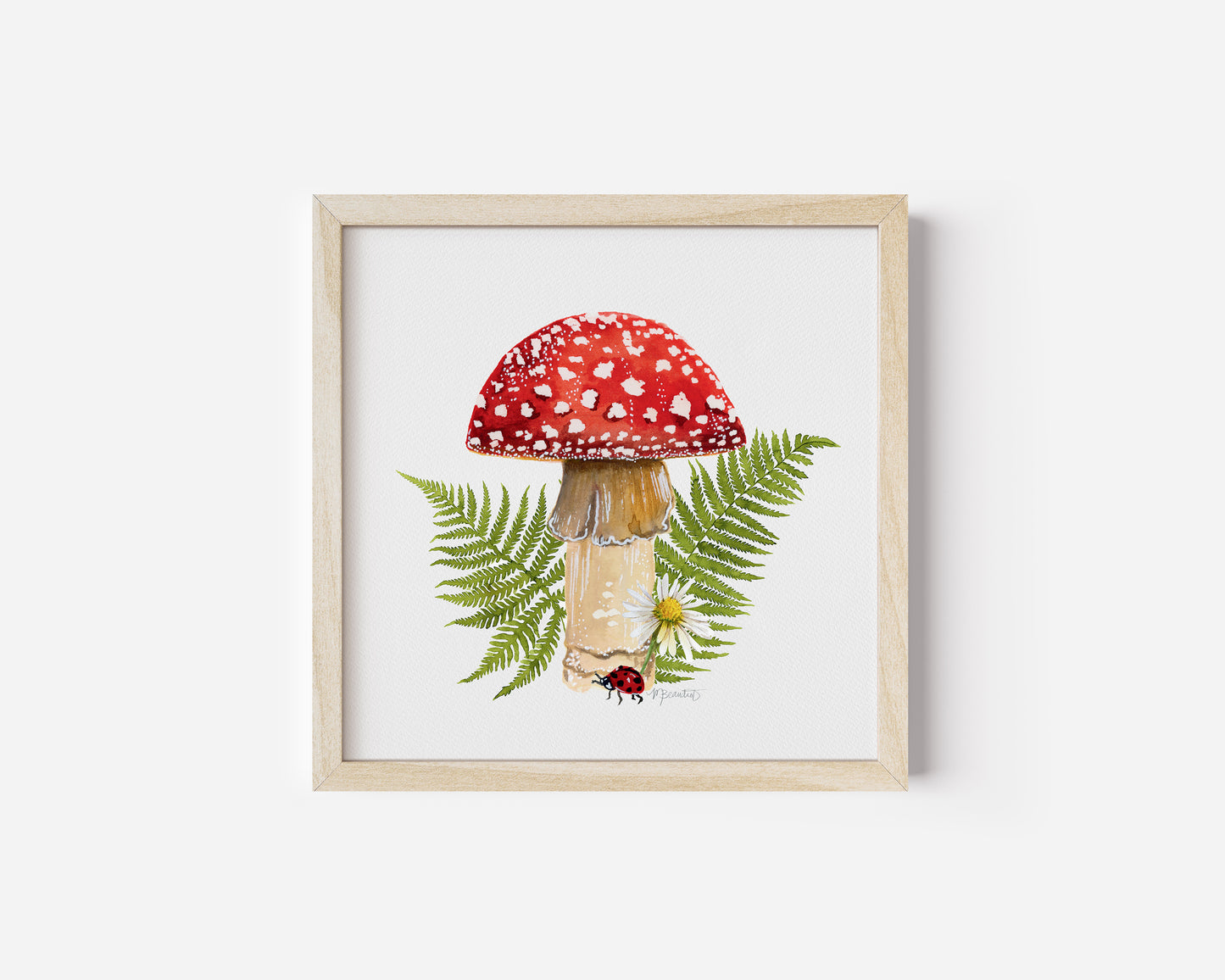 Mushroom NO.1 Watercolor Print