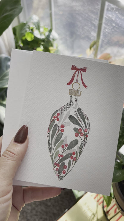 Holiday Ornament Greeting Card