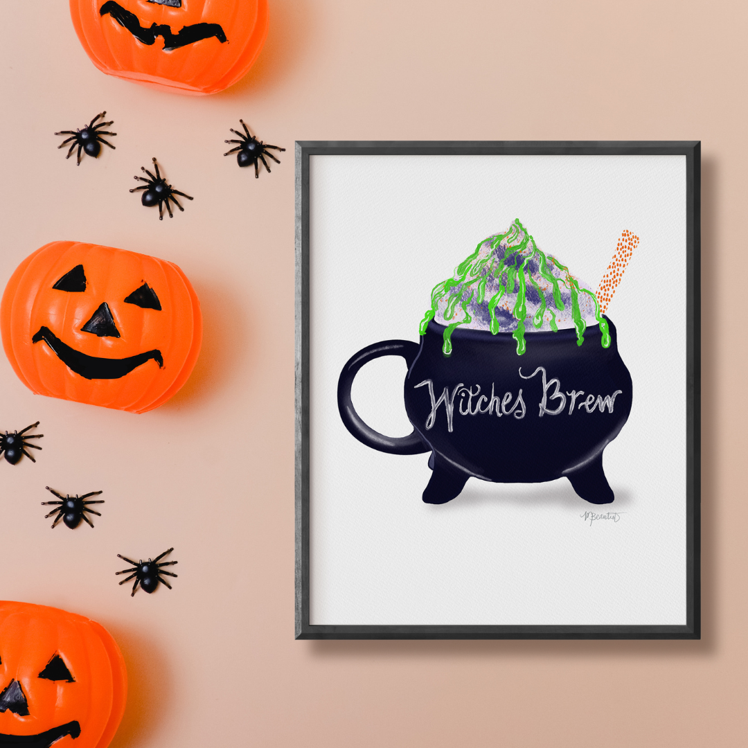 Witches Brew Mug Art Print