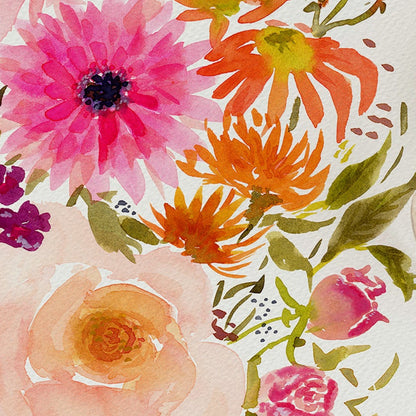 Autumnal Equinox Watercolor Floral Art Print