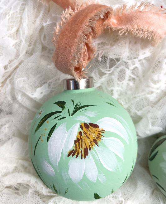 Cosmos in Frost 2022 Round Ornament