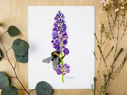 Bee Happy Art Print
