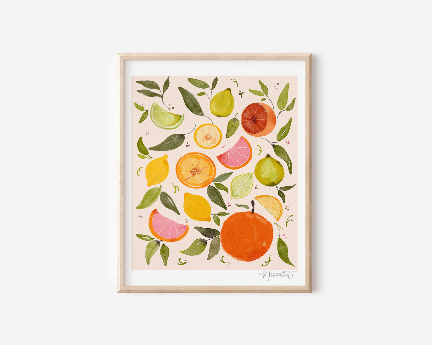 Citrus Party Art Print