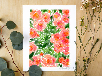Rose Garden Art Print