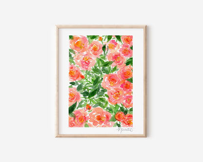 Rose Garden Art Print