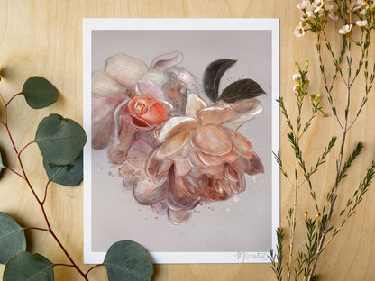 Vintage Roses Art Print